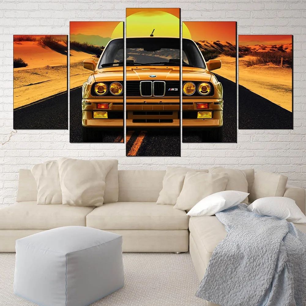 Abstarct стены книги по искусству Холст Картина маслом фотографии BMW M3-2Sports