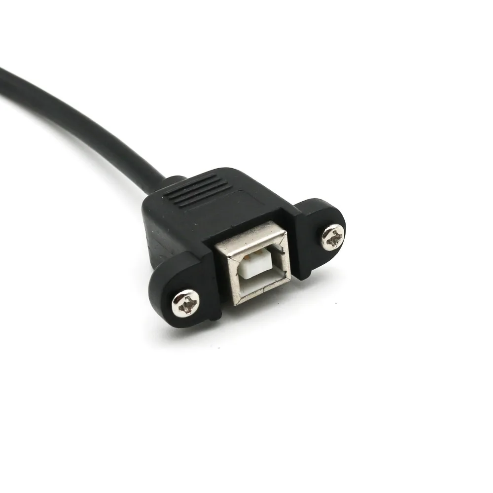 1x USB 2 0 B папа к гнездо Панель Крепления для принтера удлинитель Кабель шнур 30 см/50