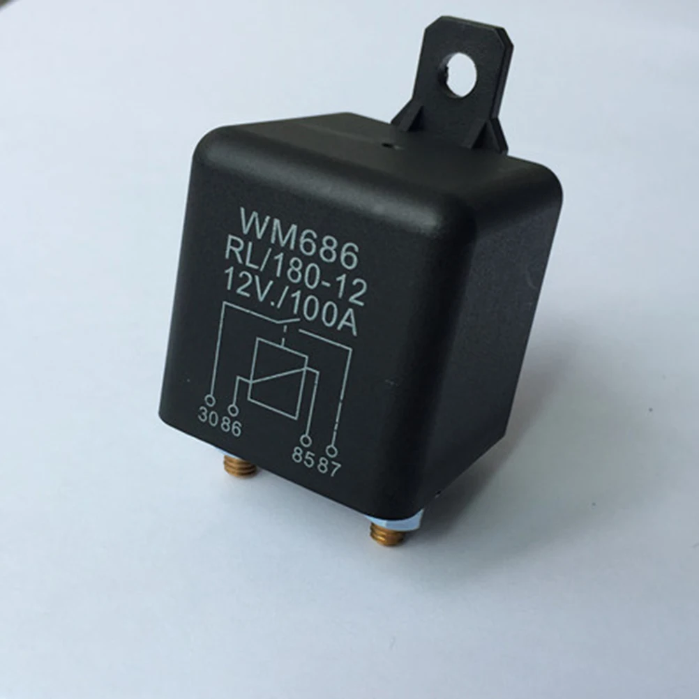 100A 4pin пусковое реле Вкл/Выкл автомобильный выключатель питания пластиковый