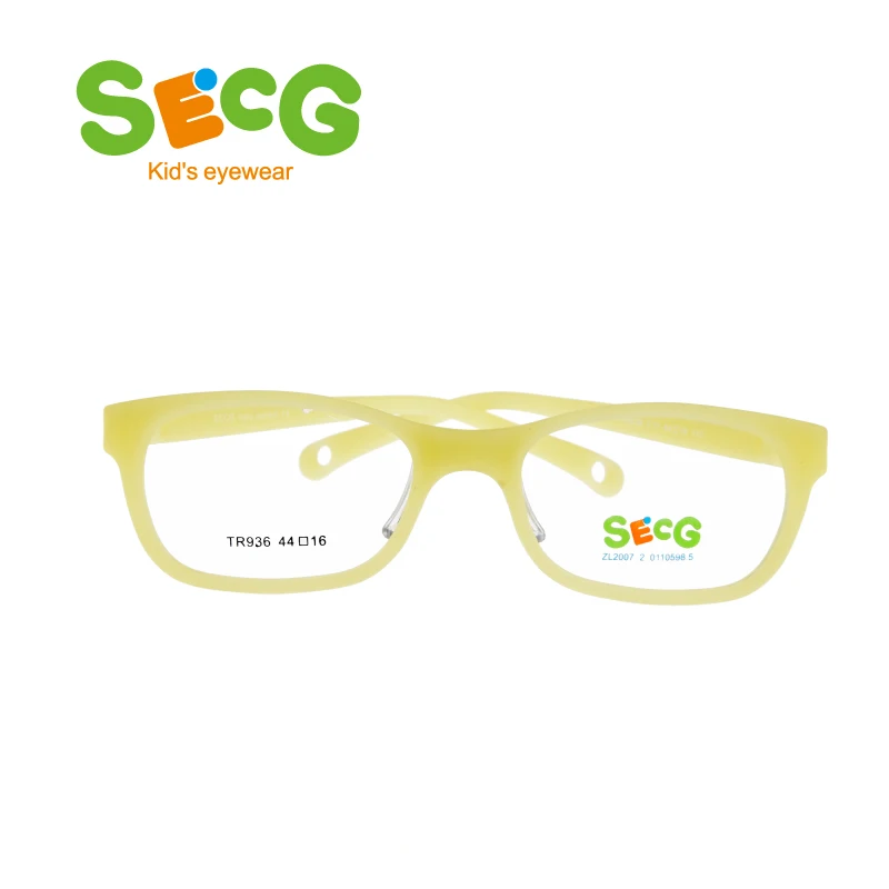 SECG милые мягкие ультралегкие гибкие защитные очки для девочек с защитой от