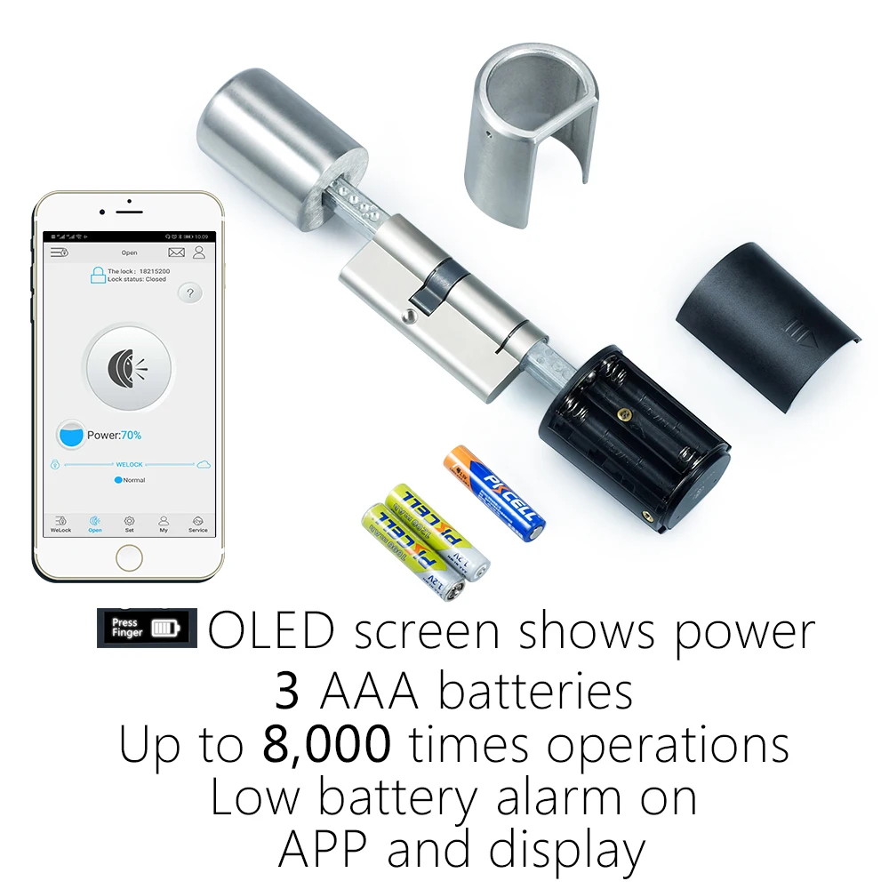 Мы. Блокировка L6PB клавиатуры умный цифровой электронный дверной замок