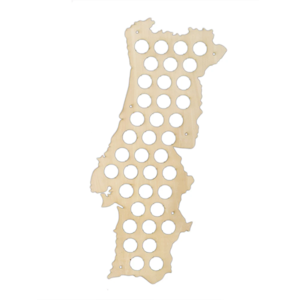 1 шт. настенные декоративные деревянные ремесленные карты из Португалии пивные