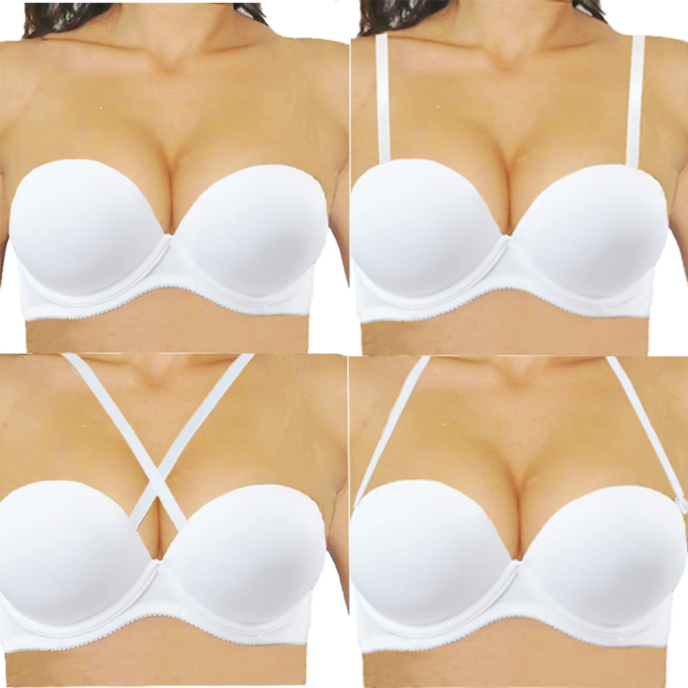 Ladies Secret, женский бюстгальтер, многоходовой бюстгальтер, ультра толстое нижнее белье, пуш-ап, белый, черный, телесный, большой размер, 32-40 A B C D