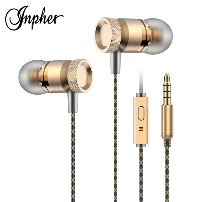 Inpher X6 горячая Распродажа Оригинальные стерео наушники 3 5 мм металлический