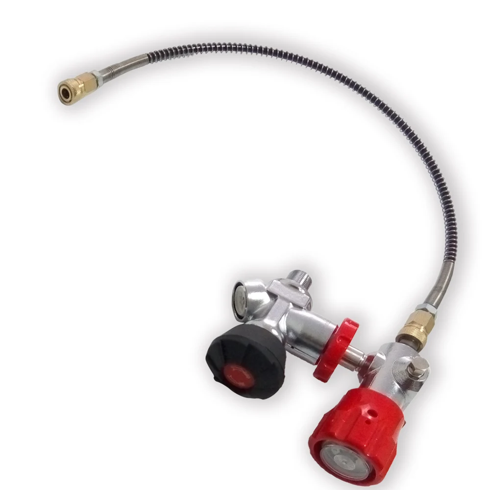 valve AC168301 цилиндр акваланга Pcp пневматическая винтовка подводный пистолет из углеродного волокна Воздушный пистолет Танк 6.8л 300 бар CE клапан Дайвинг цилиндр Acecare - Цвет: valve
