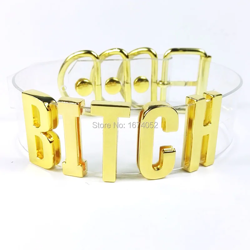 100% ручная работа Косплей панк-паба Клубные вечерние чокер Тяжелая сука воротник