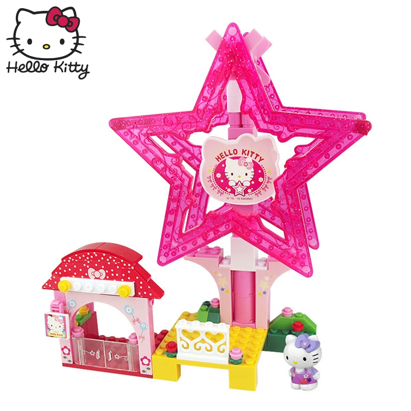 Hello kitty ролевые игры Набор Розовый собрать Прекрасный hellokitty собранные