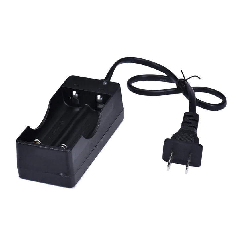 Лучшая цена AC 110V 220V двойное зарядное устройство для 18650 3 7 V перезаряжаемой литий