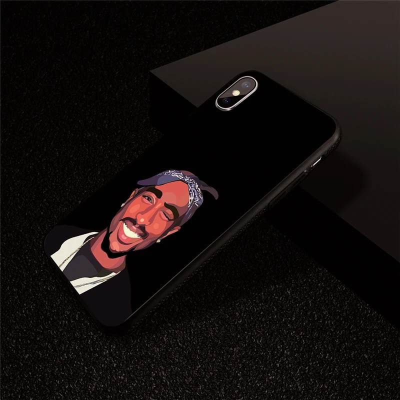 Чехол для iphone 7 8 7/8 plus 5 5S SE чехол Tupac Amaru Shakur 2Pac RAP 21 Savage телефонные чехлы 6 6S Plus X XS XR