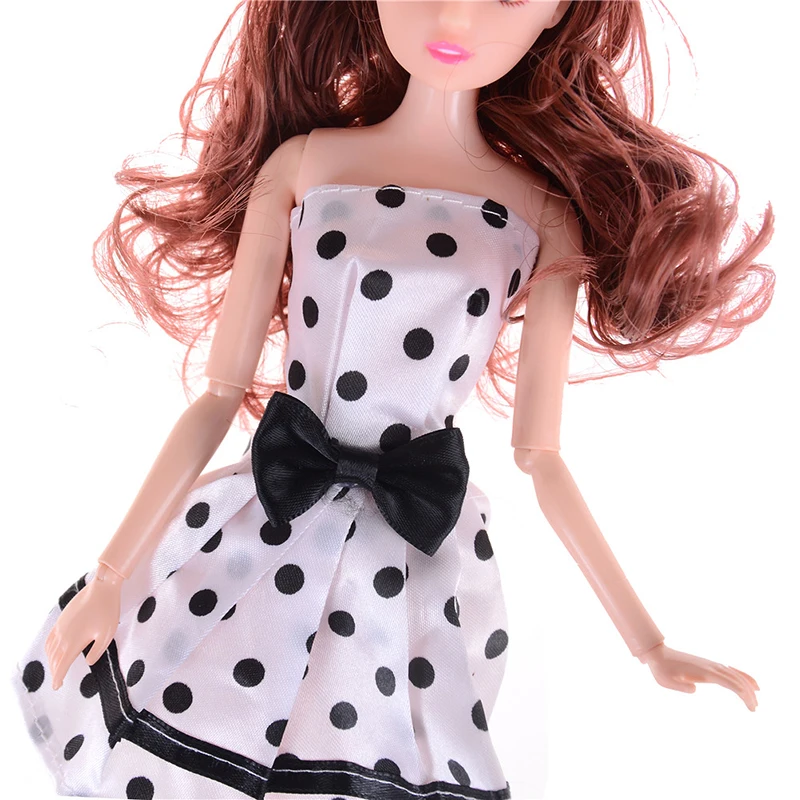 

1* Handmade Polka Dot Skirts Casual Daily Dresses for Doll House Doll Accessories Clothes Wedding Dress for Dolls