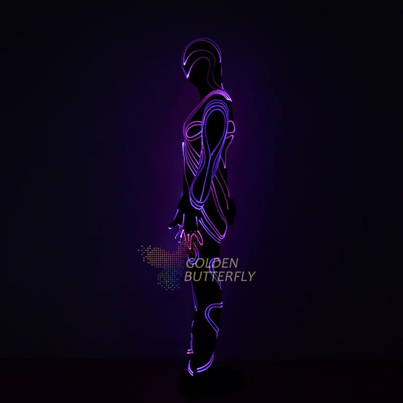 Светодиодная одежда полноцветная меняющая цвет светящаяся соединенная с