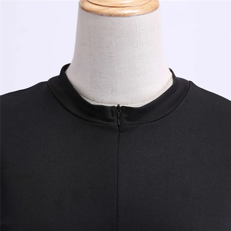 Пикантные черные летние Для женщин Bodycon соблазнительный комбинезон ромпер без