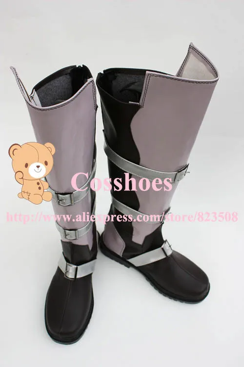 Изготовленные на заказ туфли с молнией (черные) из коллекции последней фантазии