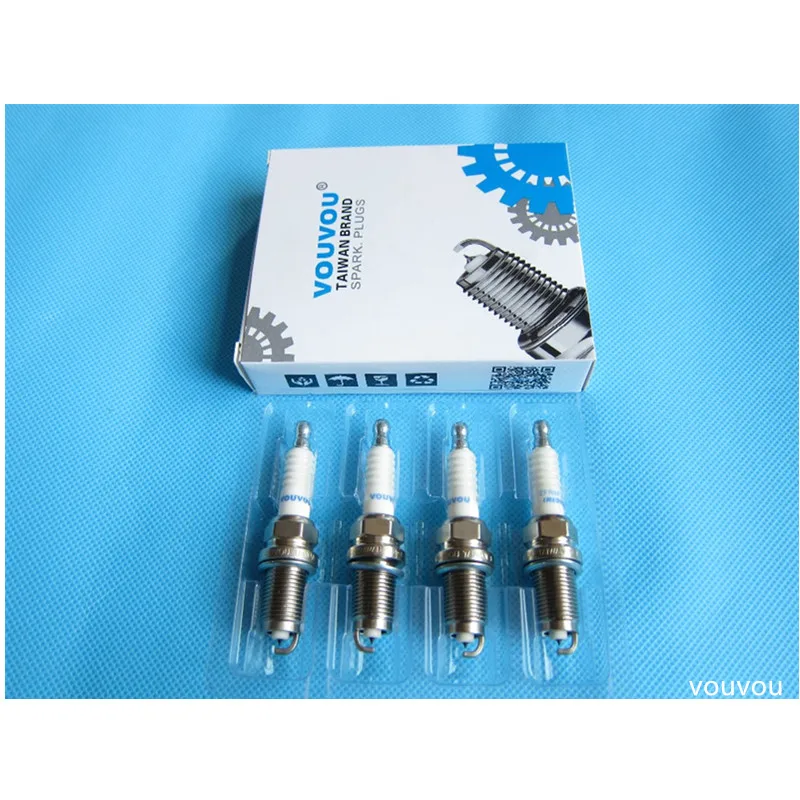 Двойные Иридиевые свечи зажигания для Mazda 323 626 929 MPV MX-6 Premacy(один комплект 4 шт.) F285-18-110