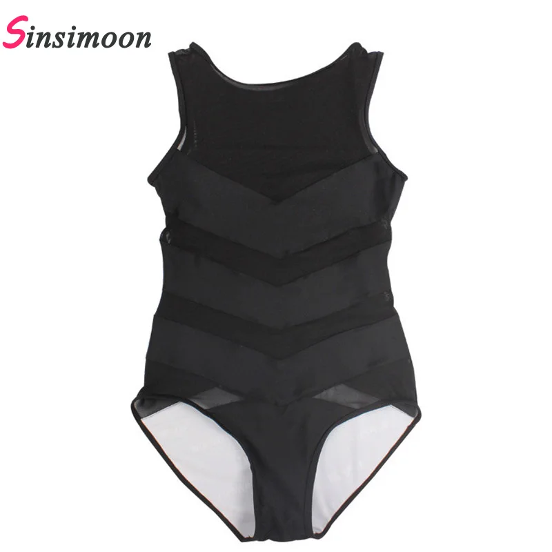 Купальник с сеточкой большой размер 3XL | Спорт и развлечения