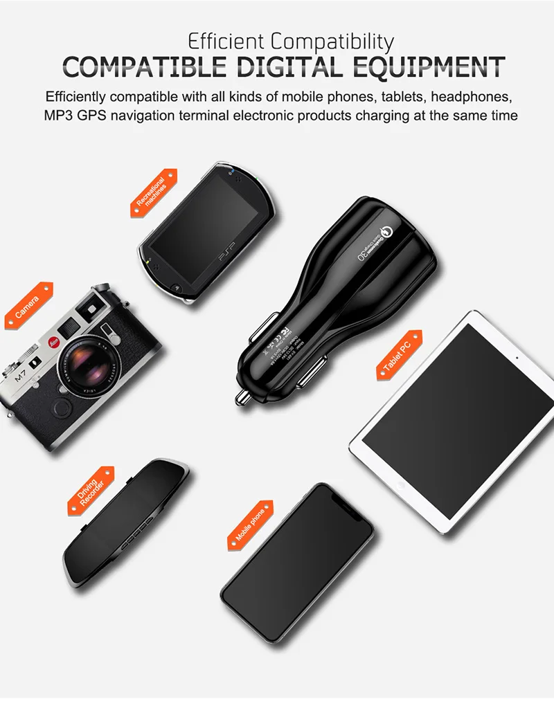3.1A Быстрая зарядка 3,0 двойной зарядное устройство USB для samsung iPhone 6 7 8 Plus X XS Max Xiaomi huawei телефон Быстрый адаптер источник 12 в 5 В