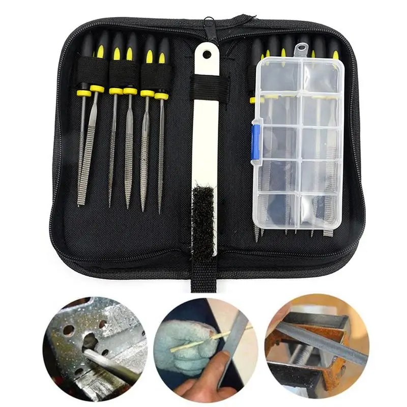 15 шт./компл. металлическая шлифовальная мини-Шлифовальная Пилка с средними