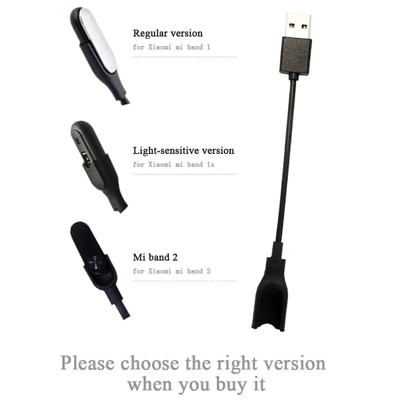 Miband зарядное устройство Шнур Замена USB мини портативный зарядный кабель для miband 1 s, miband 2 и miband 3 с usb портом