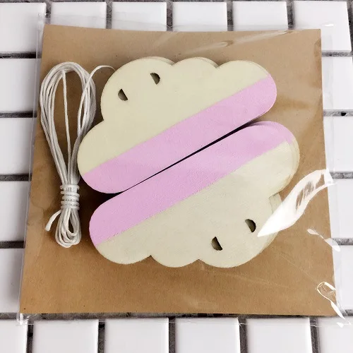 Pink Clouds 10 шт./лот INS мороженое деревянная подвеска DIY подвесная занавеска детская комната украшение Деревянный баннер для вечеринки в честь Дня Рождения Настенный декор - Цвет: Pink Clouds