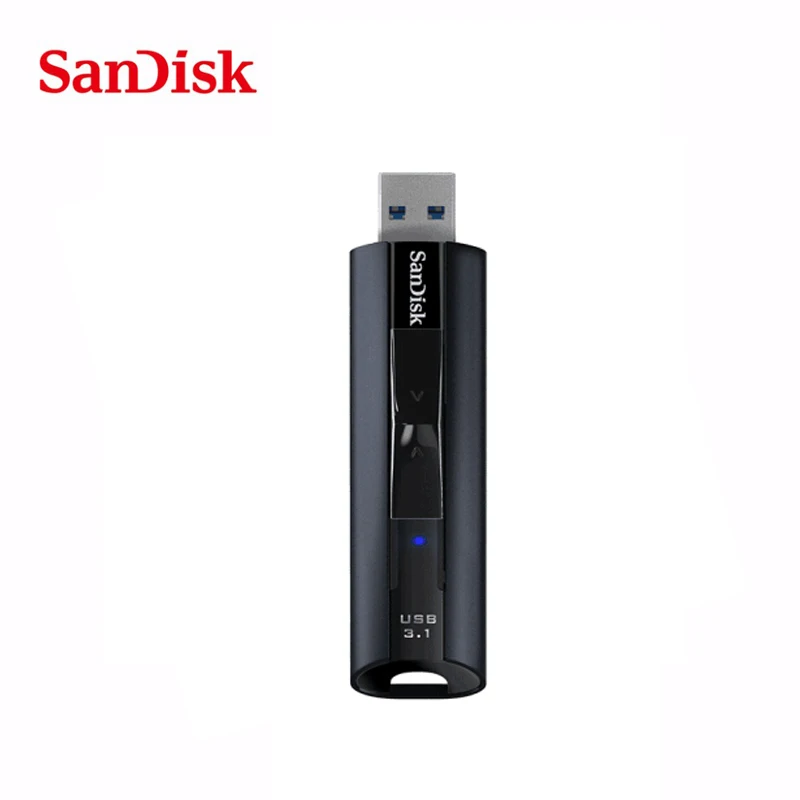 Двойной Флеш накопитель SanDisk Extreme PRO USB3.1 128 ГБ USB флэш CZ880 256 420 МБ/с. usb 3 0 Pendrive Бизнес Стик|USB флэш-накопители| |