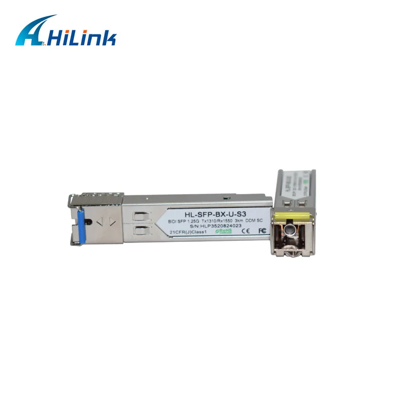 Бесплатная доставка! 1 25G 3 км WDM SFP 1310 нм BIDI SC/LC коннектор DOM одноволоконный
