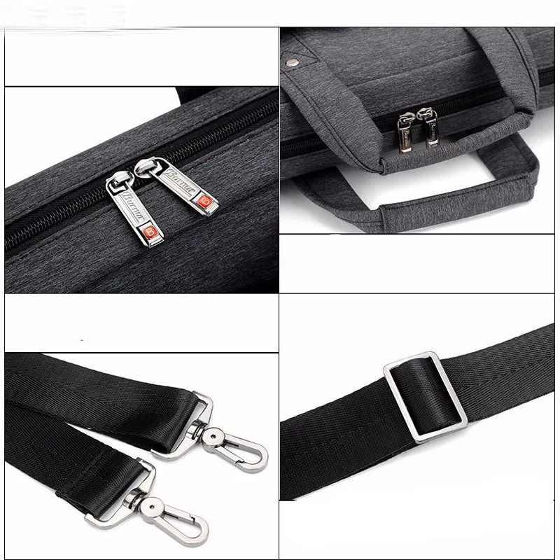 

Waterproof Shockproof Air Laptop Bag 17.3 15.6 15 14 13.3 13"Luxury Thick Shoulder Portable Messenger Women Men Notebook bag