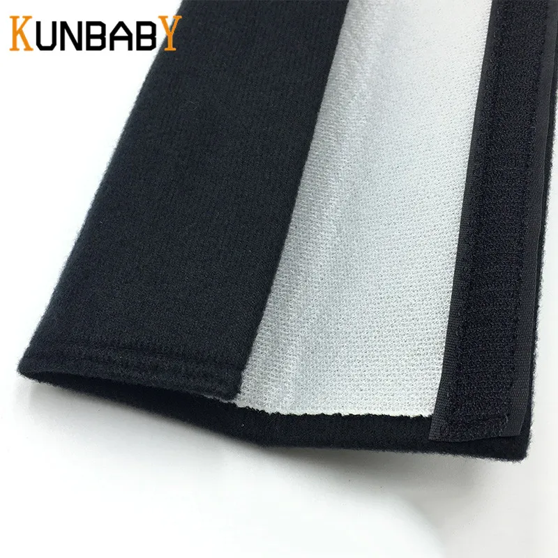 Комплект из 2 предметов черная накладка для ремня безопасности автомобиля