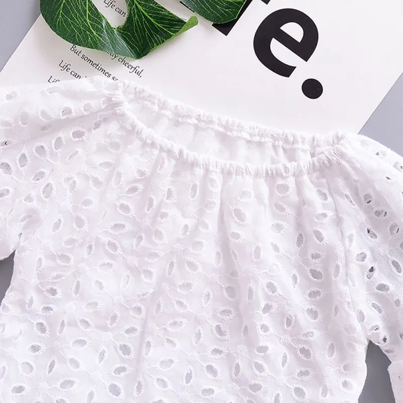 2019 Summer Newborn Baby Dress Clothes Girl Princess Fly Sleeve Lace Infant Dresses | Детская одежда и обувь