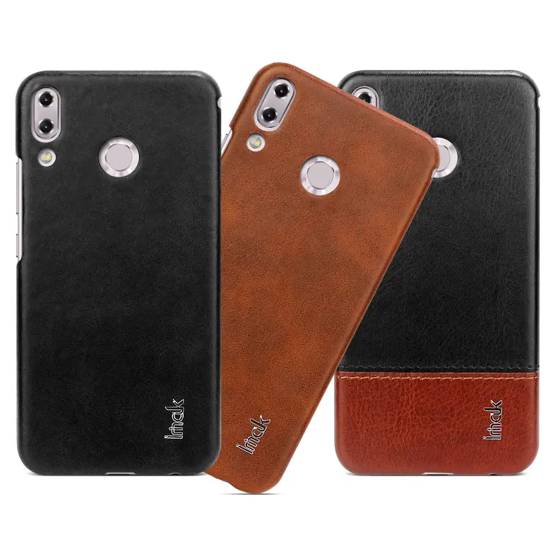 Чехол IMAK для Asus Zenfone 5z ZS620KL, чехол из искусственной кожи, легкий роскошный чехол для телефона Zenfone5 ZE620KL, защитный противоударный чехол