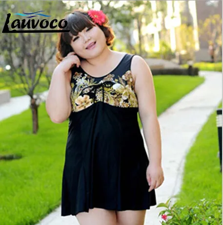 Женский супер большой размер женский купальник с принтом купальный костюм плюс