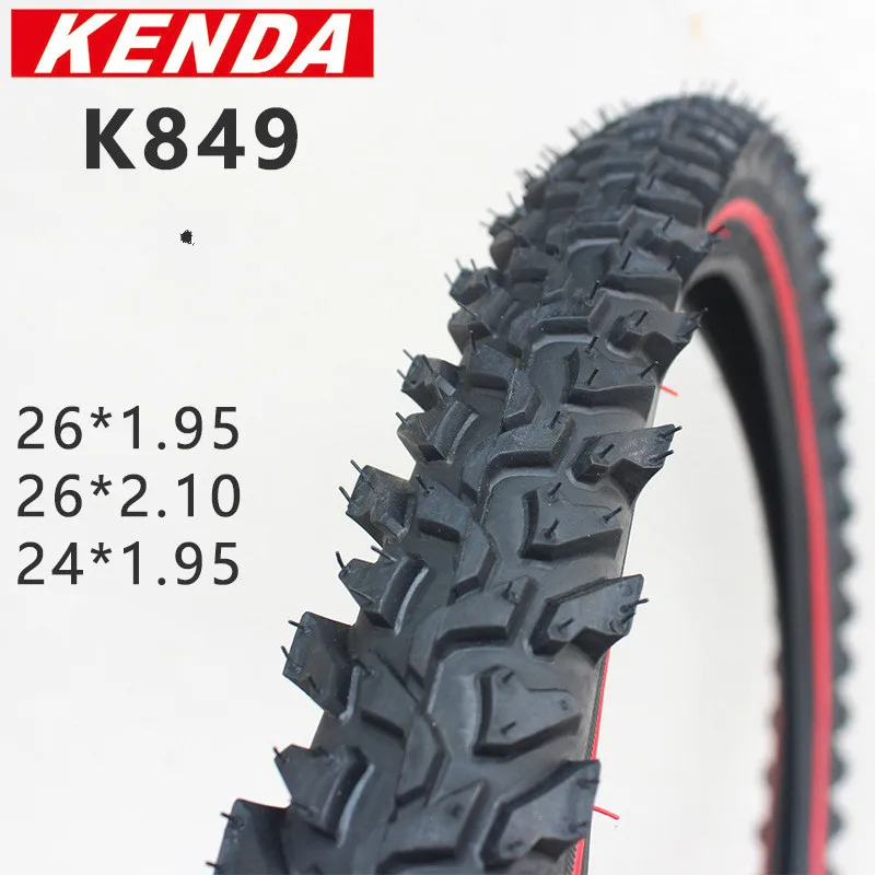 Велосипедная шина KENDA 24 26 1 95 2 дюйма с красным краем MTB шины для горного велосипеда