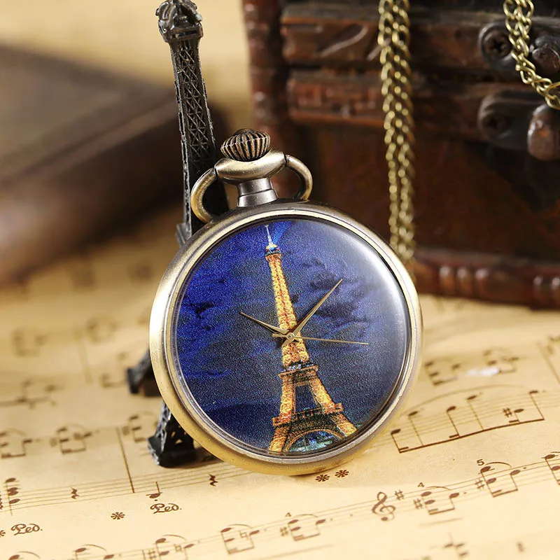 paris Балетные костюмы танцор карманные часы брелок с цепью цепочки и ожерелья кулон для мужчин s флип чехол часы для женщин дамы кварцевые платья - Цвет: paris