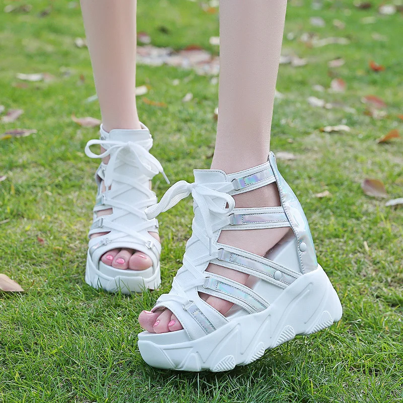 Lucyever/женские босоножки женские летние модные на очень высоком каблуке и