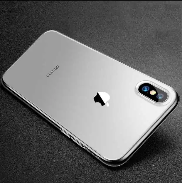 2 шт./лот для iphone5 5S SE прозрачный чехол силиконовый телефона iPhone 7 8 Plus iphone X 6 6S
