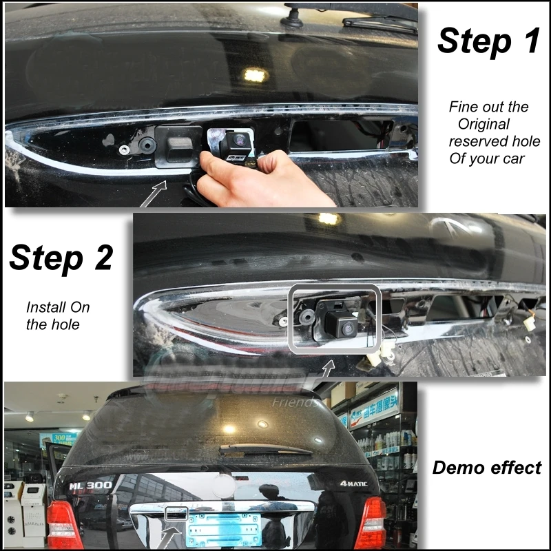 Оригинальная Автомобильная камера для Mercedes Benz ML M MB W164 ML350 ML330 ML63 ML450 ML500 заднего вида LiisLee CAM