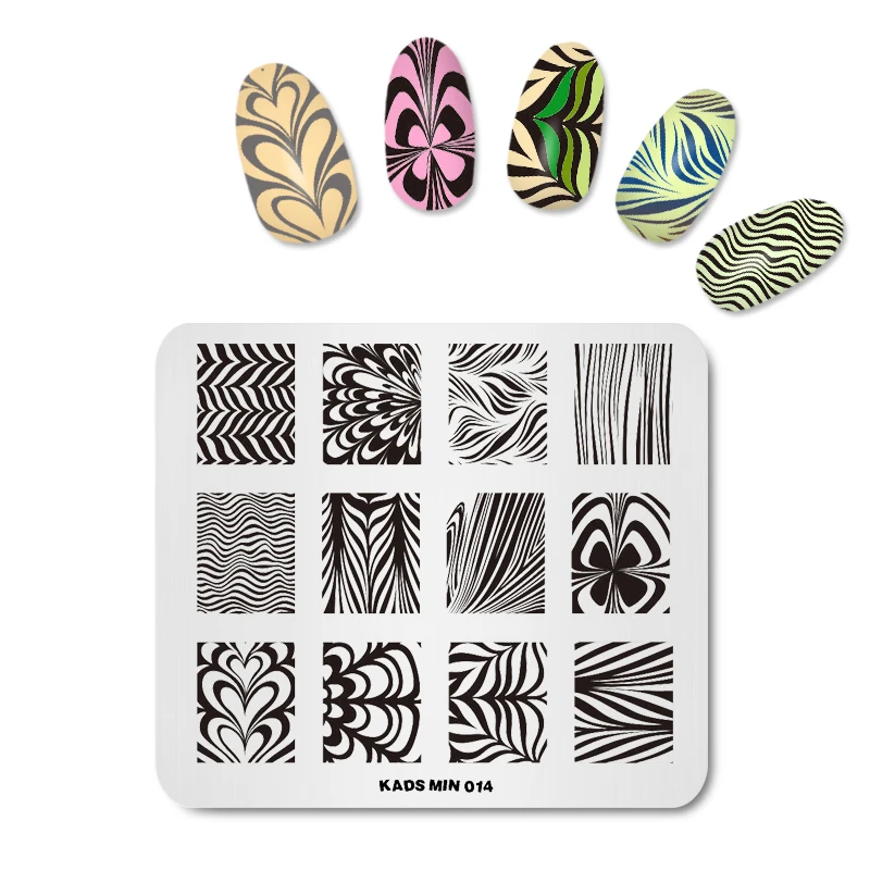 Новые штампованные пластины для ногтей 7*8 см дизайн красивого изображения 1 шт.