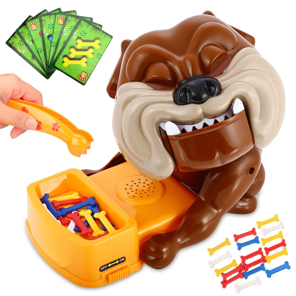 Гаснущие карты Bad Dog Bones Tricky Toy игры для родителей и детей детские игровые шутки