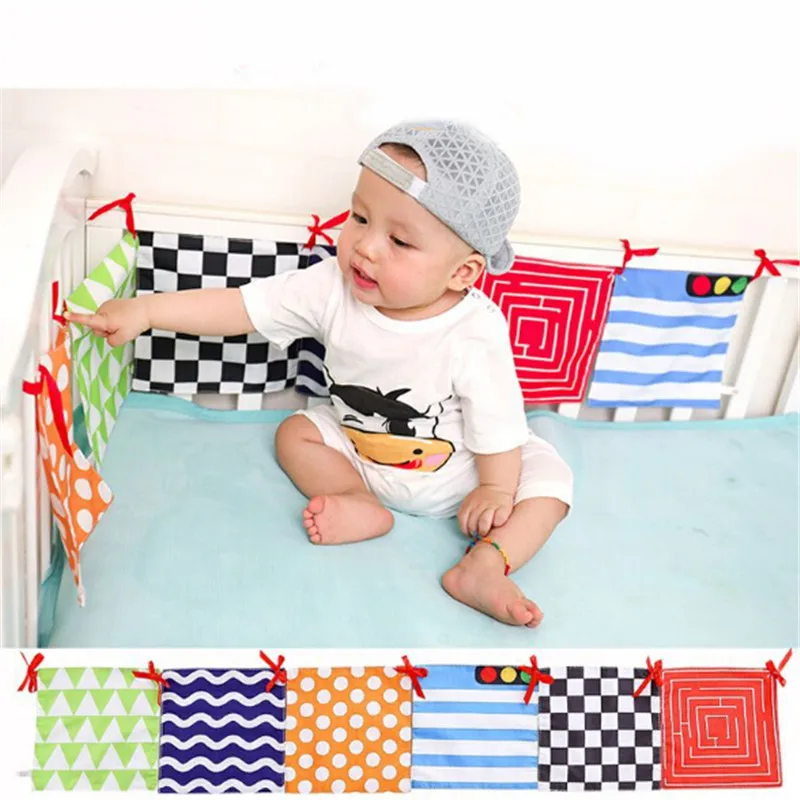 

Baby Bed Bumpers Skin-friendly Crib Baby Bed Bumpers Washable Baby Bed Accessories Around Bed Protector Nursery Bumpers