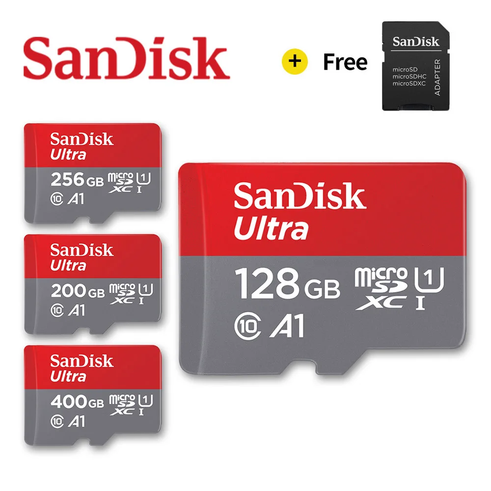 Карта памяти SanDisk A1 128 ГБ 64 U3 98 МБ/с./с 32 Micro sd карта класс 10 флэш Microsd TF/sd s для