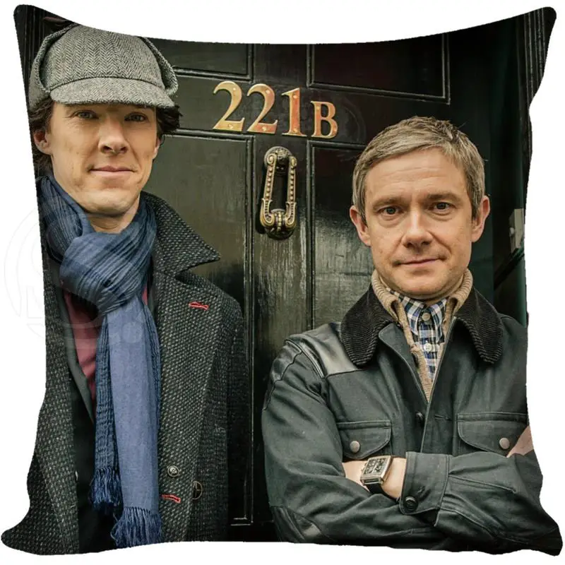 G0309 Лидер продаж индивидуальная квадратная наволочка, Sherlock отличного качества подушка чехол на молнии и многое другое Размер 40x40 см; Прямая - Цвет: 21