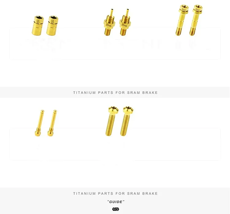 STAN TI Mtb велосипеда тормозные Болты Комплект для SRAM руководство РКК дисковые тормоза