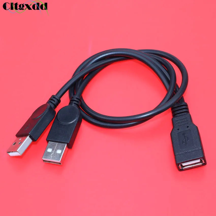 Cltgxdd 1 шт. USB 2 0 Тип A гнездо до штекер двойной USB2.0 Y разветвитель для синхронизации