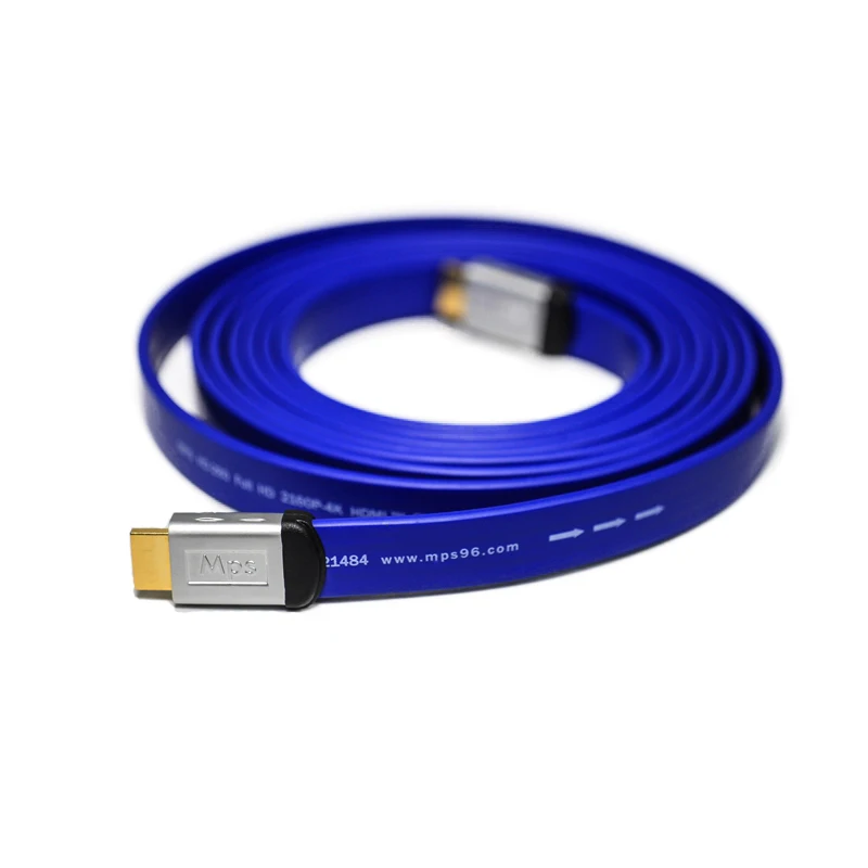 MPS HD 280 HiFi 5N OFC + Посеребренная позолоченная вилка HDMI 2 0 3D 24AWG 4K X 2K Аудио Return Ethernet