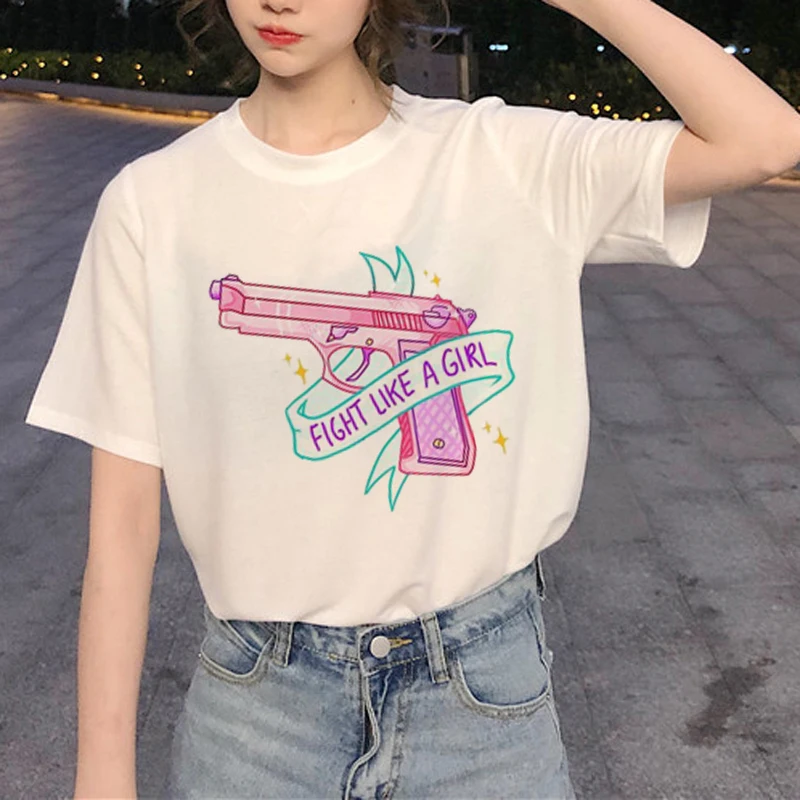 Новые феминистские футболки женские права GRL PWR Harajuku Ullzang футболка для девочек 90s графическая футболка корейский стиль Топ Тройники женские