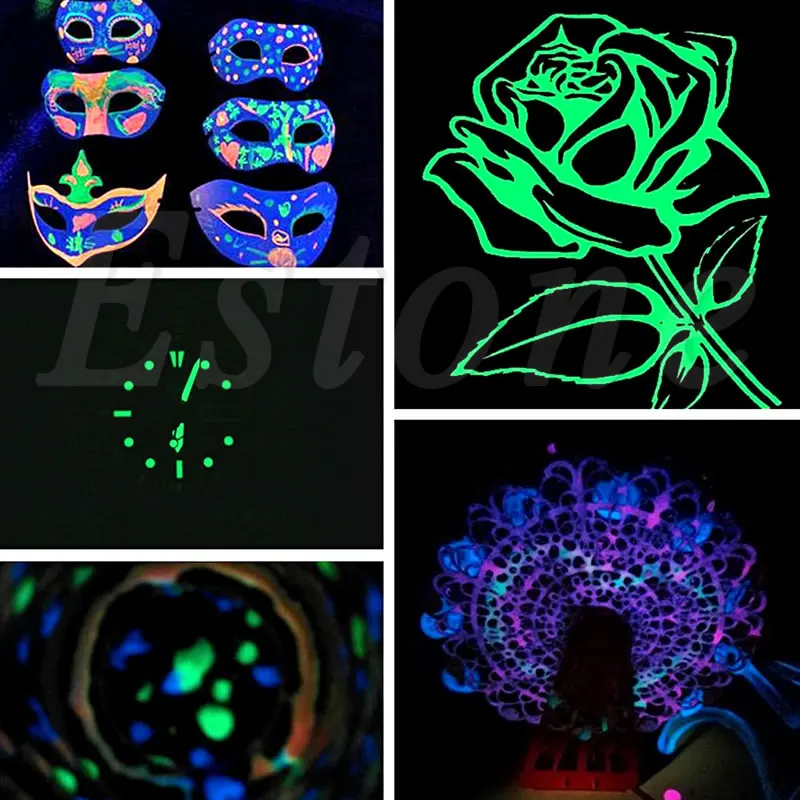 Флуоресцентный суперяркий пигмент светящийся в темноте пудра|pigment glow|pigment
