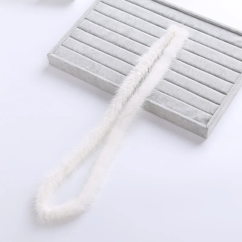 100% Подлинная отделка из меха норки поля аксессуары для одежды материал сделай