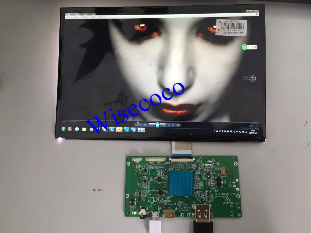 10 1 дюймов 2560*1600 WQXGA 2 К экран ЖК модуля Drive совета HDMI Дисплей DIY DLP проектор Комплект