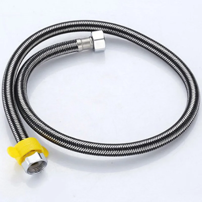 0.5m Plumbing Hoses Душевой шланг для ванной для раковины соединитель раковины из нержавеющей стали Водонагреватель Трубы Шланг Сантехника душевой шланг 1,5 м 2 м - Цвет: 0.5m Plumbing Hoses