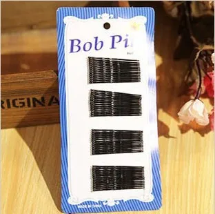 8 шт. заколка для волос аксессуары Оптовая продажа прямые шпильки большие черная