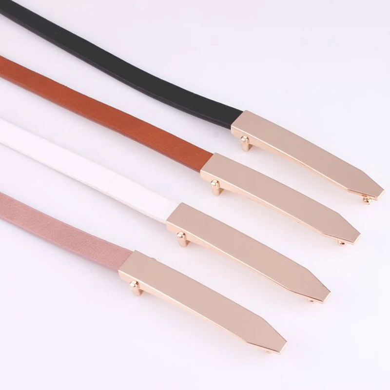 Лидер продаж Модный классический минималистичный тонкий пояс в стиле ретро|belt high